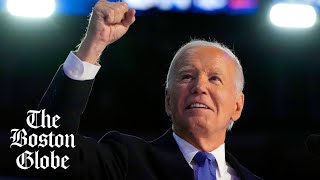 Joe Biden's fiery speech at DNC: 'America, I gave my best to you'