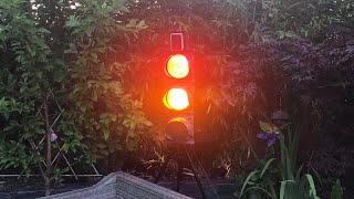 Vintage forest city Manchester traffic light fitted in place 😍