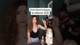 BİR CİNİN ÜZERİNE KAYNAR SU DÖKERSENİZ NE OLUR?! 😱😱 #shorts #tiktok #paranormal #nurözkurt