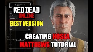 Red Dead Online 2 Creating HOSEA MATTHEWS (BEST VERSION, RDR2 TIPS+TRICKS)