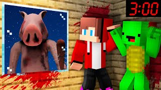 Why Mikey and Jj Attacked by Mr.PIG in Minecraft at 3:00 AM !? - Maizen