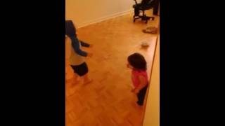 Dancing babies 2yo and 10mo old dancing to Ween