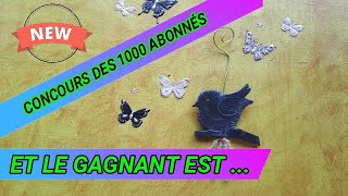 RÉSULTAT CONCOURS 1000 ABONNÉS 🏆🤩