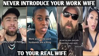 INTERNET REACTS TO WORK WIFE AND HUSBAND AT WORK PLACES|TITOK COMPLICATION