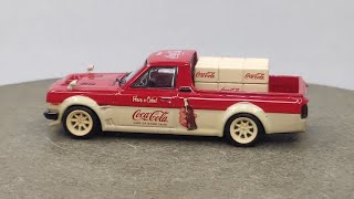 Inno64 X TOYEAST NISSAN SUNNY HAKOTARA TRUCK W/ CARGO// Coca-Cola HK special edition// 1/64 SHOWCASE