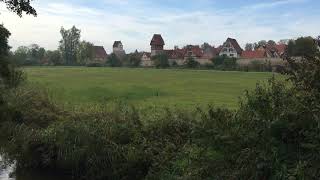 View from River in Dinkelsbühl, Germany