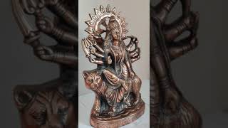 Durga Devi on tiger - metal muthy(idol)