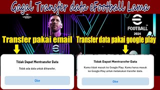 Tidak ada data untuk ditransfer efootball 2024 PES 2024