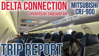 TRIP REPORT | Delta Connection CRJ-900 Main Cabin (ORD-DTW)