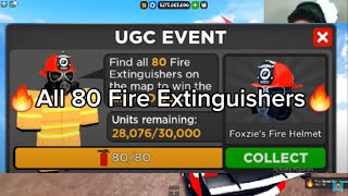 all 80 fire extinguisher location