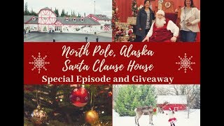 North Pole, Alaska City Tour | SANTA CLAUSE HOUSE Reveal | Giveaway | Live Alaska Vlogs