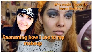 RECREATING HOW I USED TO DO MY MAKEUP YEARS AGO