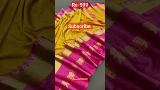 💫New Cotton Silk saree ✨ ➡️Cash on delivery available ⬅️ #seemafashionon #shorts