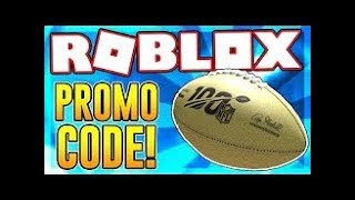 NEW PROMO CODE FOR THE GOLDEN FOOTBALL | Roblox