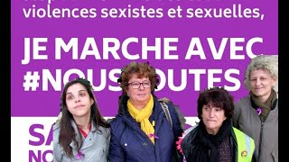 Marche #NousToutes à Saint Raphaël : 138 #Féminicides - 1er Partie