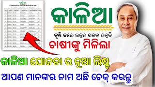 ଚାଷୀଙ୍କୁ ମିଳିଲା କାଳିଆ ଯୋଜନା ର ନୂଆ ଲିଷ୍ଟ | Farmer new list in kalia yojana 2024