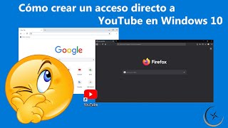 Cómo crear un acceso directo a YouTube en Windows 10