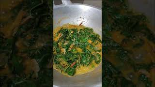 Masakan ndeso enak banget | Gulai daun kacang no santan campur teri | coming soon #Shorts