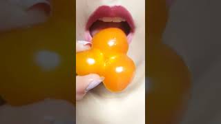 eating Orange Bell pepper | satisfying eating sound #ASMR #mukbang #shorts