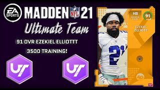 How To Get Free Training in Madden 21 3500 TP ON FREE 91 OVR Ezekiel Elliott