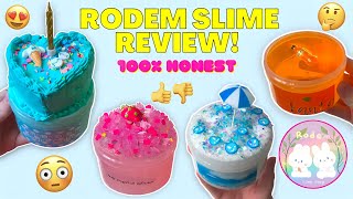 RODEM SLIME REVIEW!- 100% Honest- part 2 [ASMR]