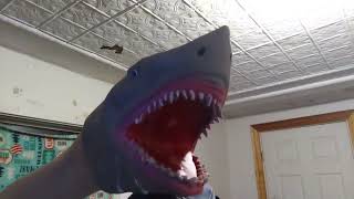 SHARK PUPPET EATS FEBREZE AIR APPLE CIDER