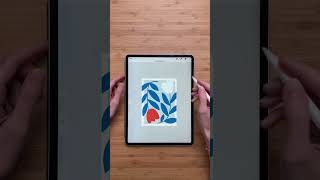 Procreate art🌷 #art #artshorts #arttutorial #easyart #procreate #shorts #fyp #create #iphone14