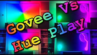 [ Ambilight Showdown ]  Govee DreamView vs Philips Hue Play Sync Box