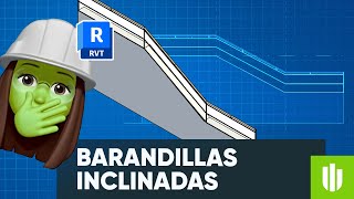 Como crear BARANDILLA INCLINADA en REVIT 🪧 Tutorial paso a paso Arcux