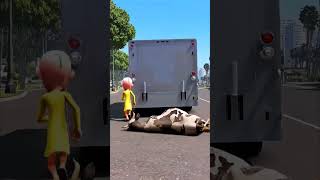 GTA V HOLY COW SAVE SUPER COW FROM PATLU #gta #gtaworld #gtavicecity #gtasanandreas #gaming #shorts