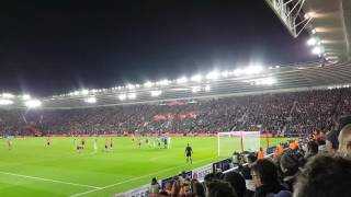 Handanovic penalty save from Tadic. Southampton Inter.