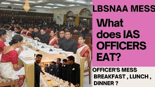 LBSNAA IAS OFFICERS MESS VIDEO II FOOD GIVEN TO IAS OFFICER IN TRAINING #ias #upsc #ips #lbsnaa #ifs