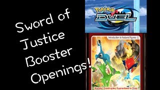 Sword of Justice Booster Openings! Pokémon Duel Ver. 3.0.9