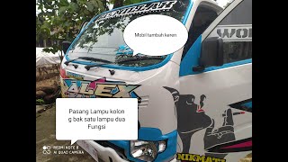 Tutorial Cara Pasang lampu kolong Bak  || Satu Lampu dua Fungsi