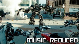 Highway Chase & "Mexican Standoff" (Music Reduced) - Transformers Dark of the Moon