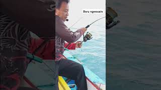 Akhirnya Strike. GT Babon #shorts #fishing #mancingdipltumuaraangketerbaru