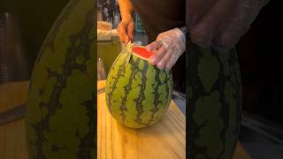 Fastest !! Watermelon Cutting Lots of orders  - Korean Street Food #shortsvideo