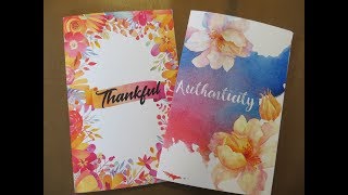 Technique Thursday #81- Thankful & Authenticity Journal Flip Through