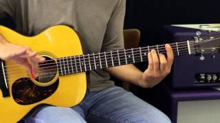 Daryl Hall & John Oats - Maneater - Acoustic Guitar Lesson - 80's Classic