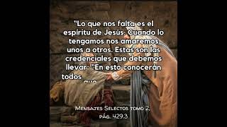 “Lo que nos falta es el espíritu de Jesús...