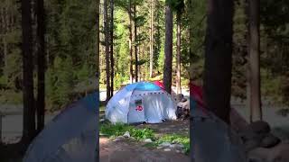 Campsite in Kumrat Valley #camping #adventure