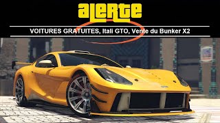 🎁 VOITURES GRATUITES DE LA SEMAINE 🎁 PROMOTIONS ET BONUS SUR GTA ONLINE