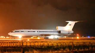 Pousou em Belém hoje 10/01/22 tupolev Tu-154m em escala técnica para reabastecimento.