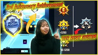 ဒီနေ့တစ်ရက်တည်း log in ဝင်ရုံနဲ့ FREE ရမယ့် Anniversary Title နဲ့ season အသစ်ရဲ့ Rank System