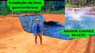 INSTALAÇÃO DO AERADOR CHAFARIZ |RESULTADO INCRÍVEL DESSE TANQUE