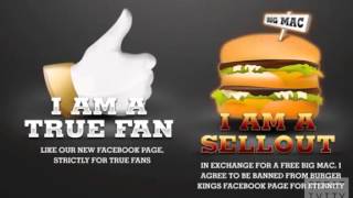 Campaña Social Media Burger King : Solo queremos fans de verdad