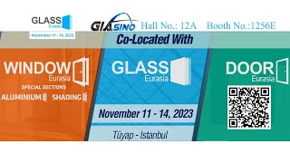 Eurasia Glass Fair 2023, visit us at Hall 12A Stand 1256E