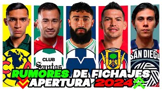 FIDEL AMBRIZ al AMERICA ¡NABIL FEKIR a RAYADOS! HIRVING LOZANO a CHIVAS 😲 rumores liga mx 2024