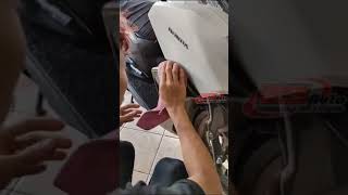 Tutorial Cara pemasangan Cover Fairing sayap depan carbon vario 160 By DCS Carbon