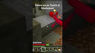 Playing Minecraft w/ @NV3DShvckGxd from @TheNoVentilationPodcast & it’s raining zombies 😂😂.